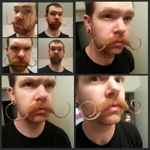 Customer photo review of DUBS STACHE CREAM - FIRM HOLD