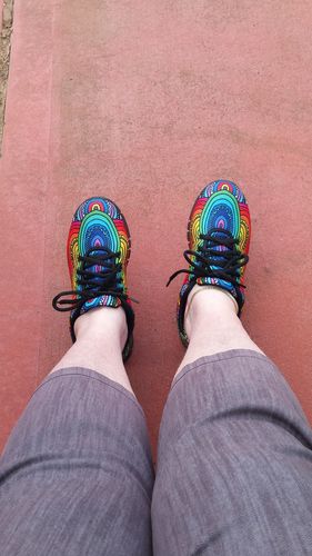 Customer photo review of Colors Dance Sneakers