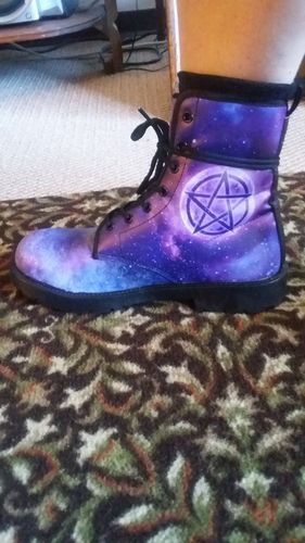 Customer photo review of Wicca Handcrafted Boots