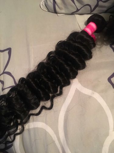 Customer photo review of 13" X 4" LACE FRONTAL - DEEP WAVE