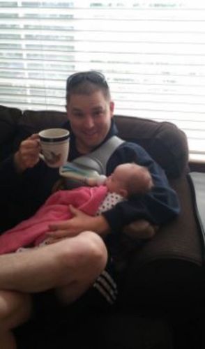 Customer photo review of Hands Free Baby Bottle Holder