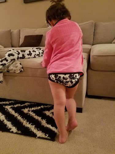 Customer photo review of Black & White Floral