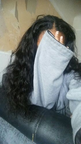 Customer photo review of LACE CLOSURE - BEACHWAVE+ 3 BUNDLES(#1B)