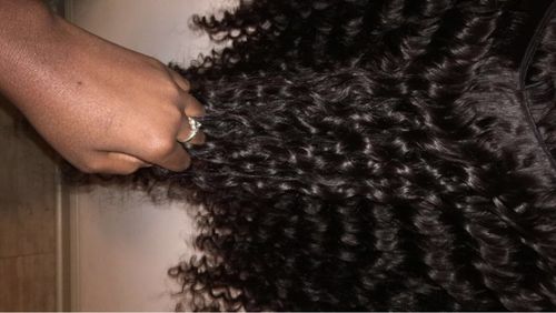 Customer photo review of 13" X 4" LACE FRONTAL - DEEP WAVE