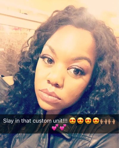 Customer photo review of 13" X 4" LACE FRONTAL - DEEP WAVE