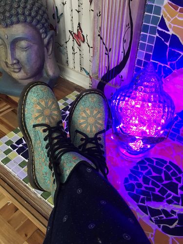 Customer photo review of Peace Of Mind Mandala Boots