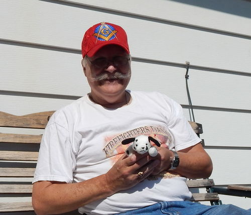 Customer photo review of Mason Hat Red Baseball Cap with Master Masonic Logo Freemasons Shriners Prince Hall Lodge Headwear