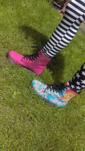 Customer photo review of Here Comes The Sun Boots
