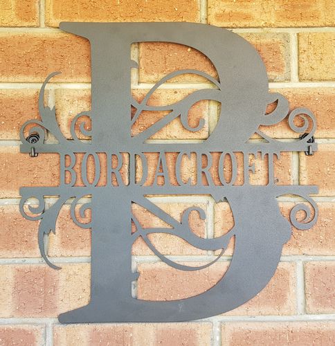 Customer photo review of Split Letter Monogram