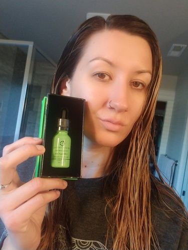 Customer photo review of Extra Strong CBD Recovery Drops
