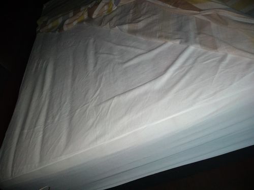 Customer photo review of Protector de Colchón Impermeable Coral Fleece (Rebeca Gold) Tamaño a Elegir