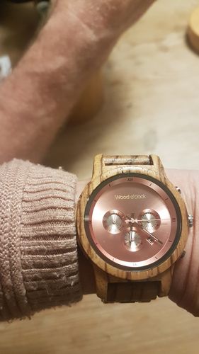 Customer photo review of Wood o'clock - Kirschbaum