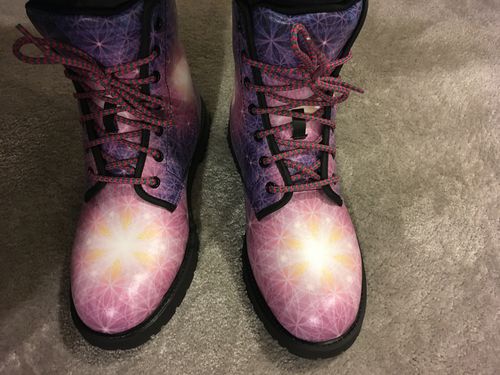 Customer photo review of Sacred Geometry Boots