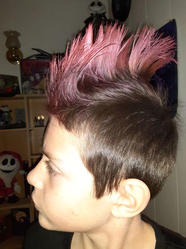 Customer photo review of Hair Color Wax