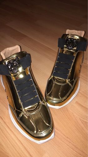 Customer photo review of Andromeda Celestial Hi-Top Sneakers