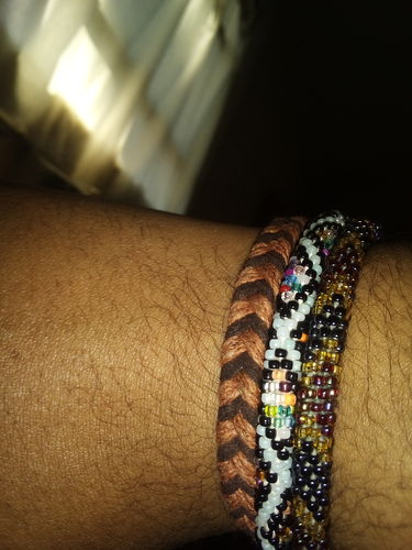 Customer photo review of Chevron Bracelet