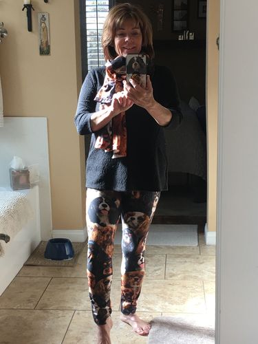 Customer photo review of You Will Have A Bunch Of Cavalier King Charles Spaniels - Leggings V1