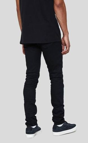 Customer photo review of Biker Black Skinny Ripped Jeans