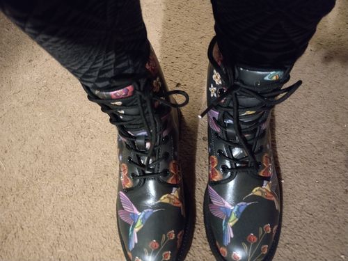 Customer photo review of Hummingbird Handcrafted Boots Limited Edition