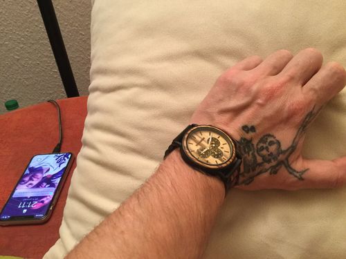 Customer photo review of Wood o'clock - Kastanie