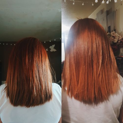Customer photo review of Good Hair Vitamins - 1 mois
