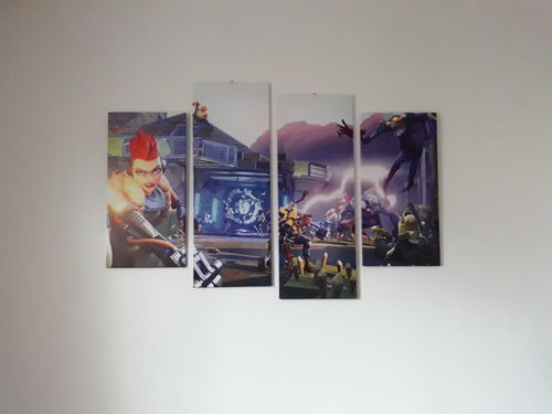 Customer photo review of Décoration murale Fortnite Fight