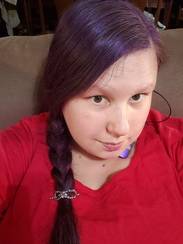 Customer photo review of Hair Color Wax