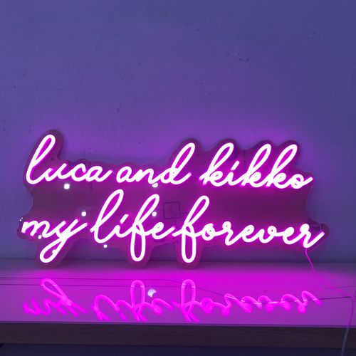 Customer photo review of Custom Neon Design