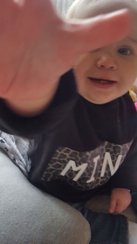 Customer photo review of Auntie & Mini Leopard Print Matching Black Sweaters (MRK X)