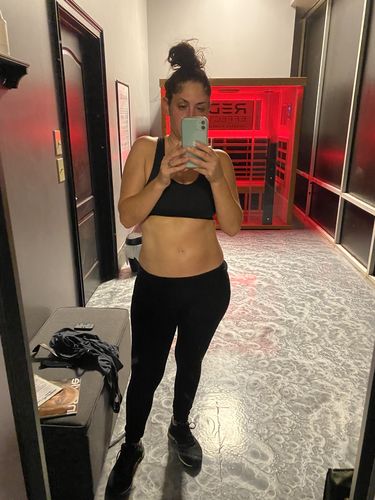 Customer photo review of Focus Exercise Pants - Black | MT LUXE