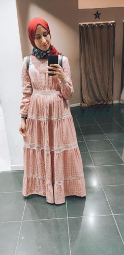 Customer photo review of Pink Boho Dress