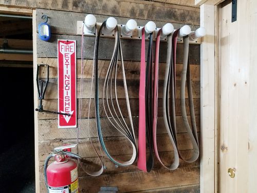 Customer photo review of 2 X 72 Inch Premium Zirconia Sanding Belts, 6 Pack