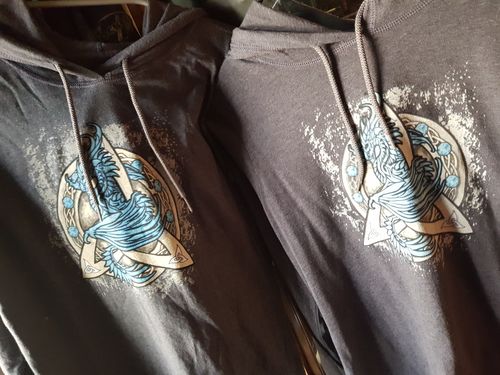 Customer photo review of Dragon Guardian In Triquetra Shirt