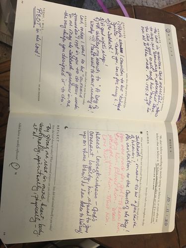 Customer photo review of The Daily Kairos Journal