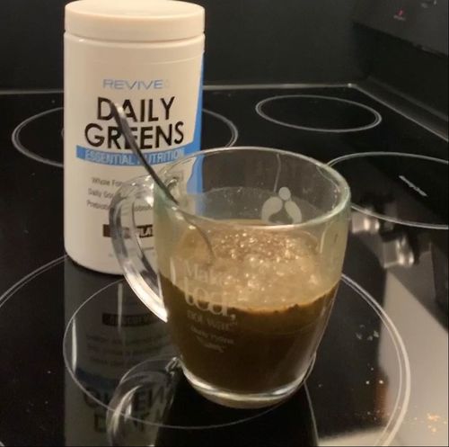 Customer photo review of Daily Greens Powder