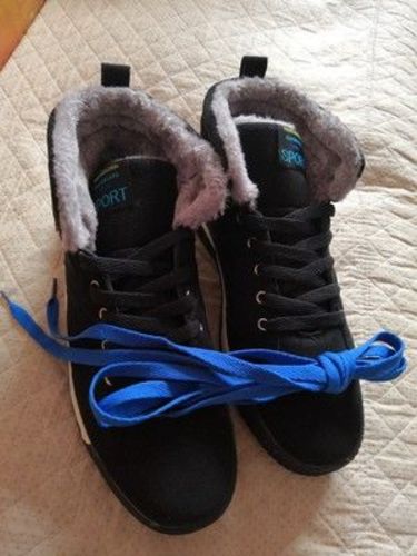 Customer photo review of FansGemacht Warm Gefüttert Winterschuhe für Herren