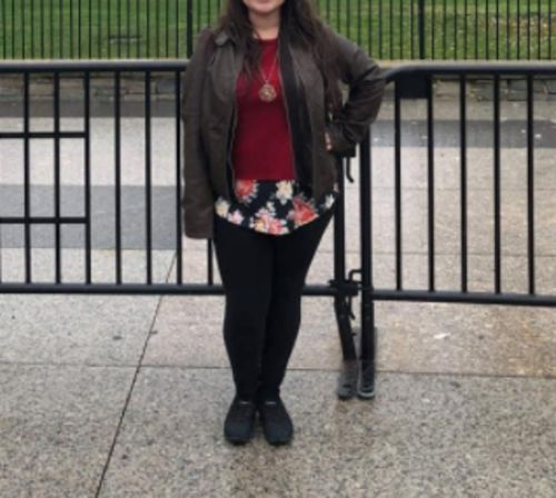 Customer photo review of Faux Leather Coat