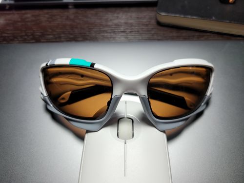 Customer photo review of MRY Replacement Lenses for Oakley Racing Jacket