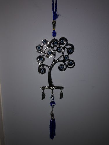 Customer photo review of The Tree of Life Evil Eye Wind Chime