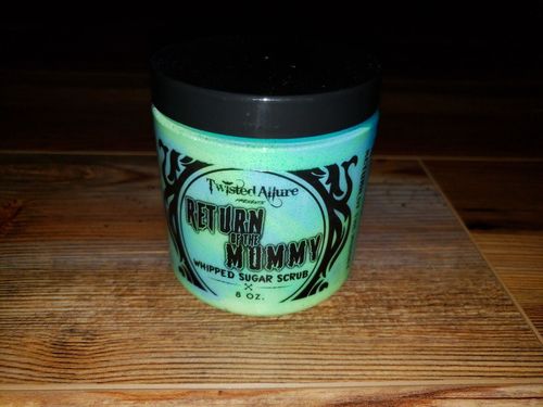 Customer photo review of Return of the Mummy Sugar Scrub