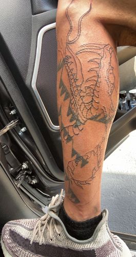 Customer photo review of Signature Tattoo Numbing Cream