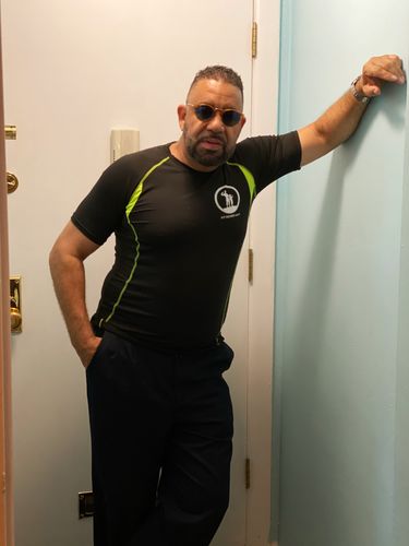 Customer photo review of Fit Father Workout Shirts