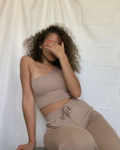 Customer photo review of The Casa Pant / Latte