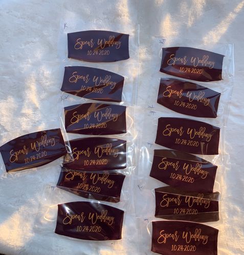 Customer photo review of Blank Face Masks - Rectangle