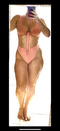 Customer photo review of The Kenzie Top / Rose