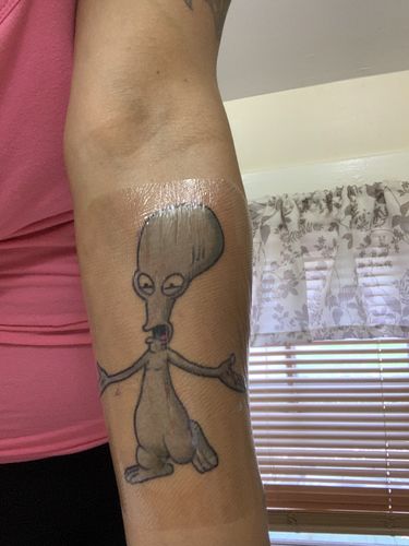 Customer photo review of Signature Tattoo Numbing Cream