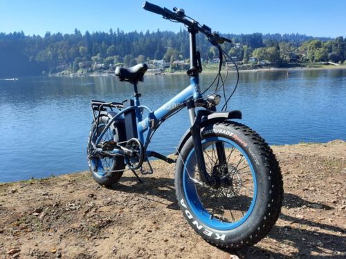 Customer photo review of VTUVIA SK20 20 Inch Folding Fat Tire Electric Bike, 750W Motor and 48V 13AH Removable Battery-Free Shipping&No Tax