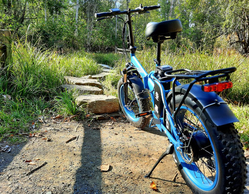 Customer photo review of VTUVIA SK20 20 Inch Folding Fat Tire Electric Bike, 750W Motor and 48V 13AH Removable Battery-Free Shipping&No Tax