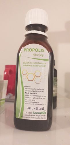 Customer photo review of SIROP DE PROPOLIS
