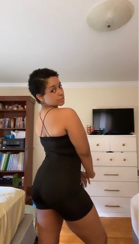 Customer photo review of Combinaison courte dos nus